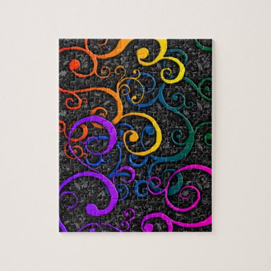 カラフルギフトボックス付き水柄パズル ジグソーパズル (縦)