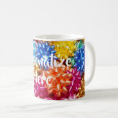 カラフルギフト弓パーティープレゼント コーヒーマグカップ (正面右)