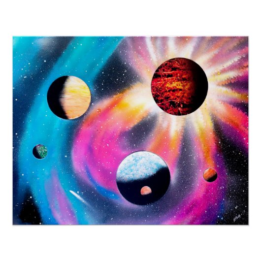 カラフルギャラクシー ポスター (正面)