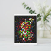 カラフルククルカン葉書 ポストカード (スタンド正面)