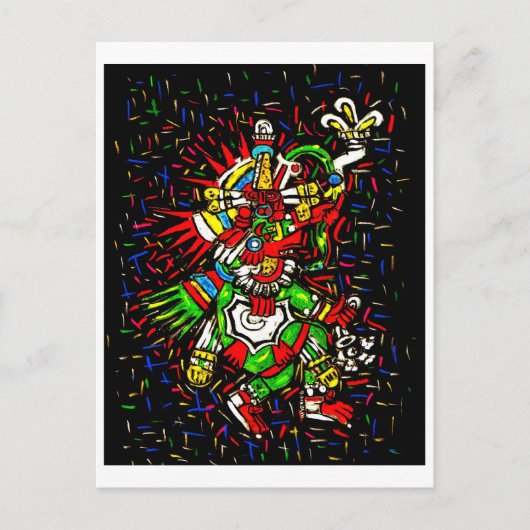 カラフルククルカン葉書 ポストカード (正面)