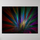 カラフルクジャク ポスター (正面)