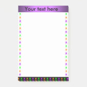 カラフルクモカスタム文字 ポストイット (正面)