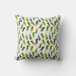 カラフルクラゲ水彩海 クッション