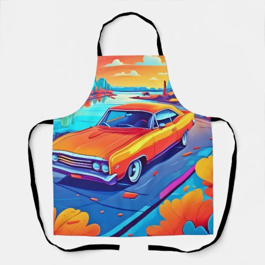 カラフルクラシックデザイン エプロン (正面)