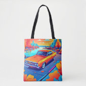 カラフルクラシックデザイン トートバッグ (正面)