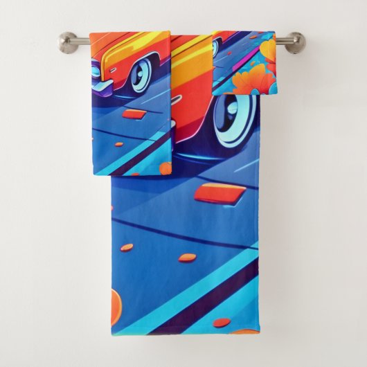 カラフルクラシックデザイン バスタオルセット (インサイチュ)