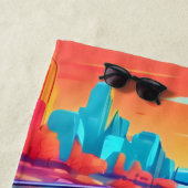 カラフルクラシックデザイン ビーチタオル (インサイチュ)