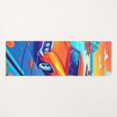 カラフルクラシックデザイン ヨガマット (正面(横))