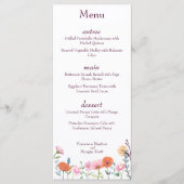 カラフルクラシックフローラの緑 メニュー (正面)