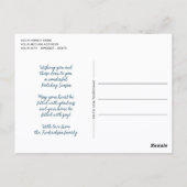 カラフルクラシック季節のごあいさつ ポストカード (裏面)