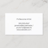 カラフルクリエイティブ勾配 名刺 (裏面)