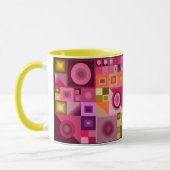 カラフルクリエイティブ芸術的の誕生日プレゼント マグカップ (左)