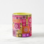 カラフルクリエイティブ芸術的の誕生日プレゼント マグカップ (中央)
