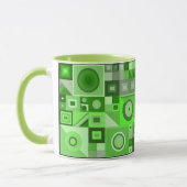 カラフルクリエイティブ芸術的の誕生日プレゼント マグカップ (左)