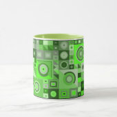 カラフルクリエイティブ芸術的の誕生日プレゼント マグカップ (中央)