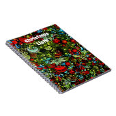 カラフルクリスマスきらきら光るオーナメント誌 ノートブック (右側)