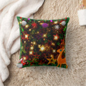 カラフルクリスマスと新年装飾用クッション クッション (ブランケット)