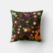 カラフルクリスマスと新年装飾用クッション クッション (裏面)