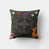 カラフルクリスマスと新年装飾用クッション クッション (裏面)