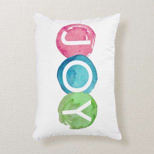 カラフルクリスマスの休日のアクセント枕 アクセントクッション (正面(垂直))