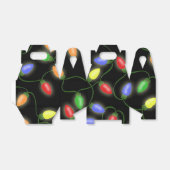 カラフルクリスマスの文字列ライトパターンの好意ボックス フェイバーボックス (折り畳みなし)