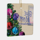 カラフルクリスマスオフィスアート セラミックオーナメント (右)