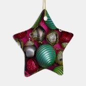 カラフルクリスマスオーナメント セラミックオーナメント (右)