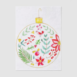 カラフルクリスマスオーナメント 薄葉紙