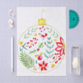 カラフルクリスマスオーナメント 薄葉紙 (クラフト)