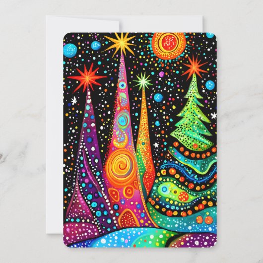 カラフルクリスマスオープンハウス 招待状 (裏面)