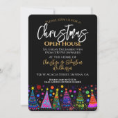 カラフルクリスマスオープンハウス 招待状 (正面)