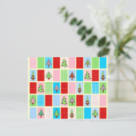 カラフルクリスマスカード ノートカード