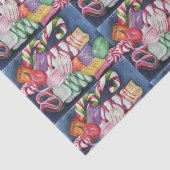 カラフルクリスマスキャンディティッシュペーパー 薄葉紙 (詳細)