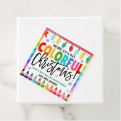 カラフルクリスマスギフトタグ フェイバータグ (インサイチュ)