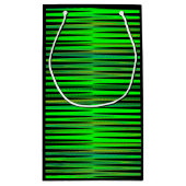 カラフルクリスマスグストライプリーン抱き枕 スモールペーパーバッグ (裏面)