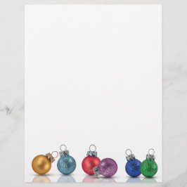 カラフルクリスマスグリッターオーナメント