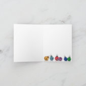 カラフルクリスマスグリッターオーナメント シーズンカード (内部)