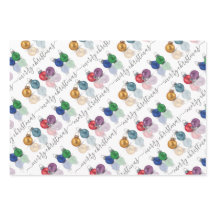 カラフルクリスマスグリッターオーナメント