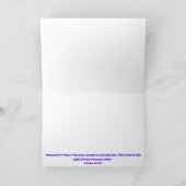 カラフルクリスマスグリーティングカードの灯 カード (内部)