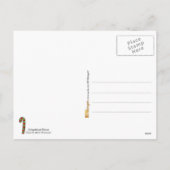 カラフルクリスマスジンジャーブレッドハウス シーズンポストカード (裏面)