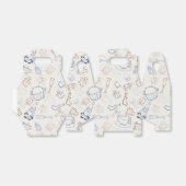 カラフルクリスマスジンジャーブレッドマンとサンタ フェイバーボックス (折り畳みなし)