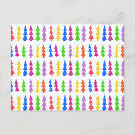 カラフルクリスマスツポップ・アートのリー ポストカード