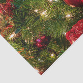 カラフルクリスマスツリーとオーナメント 薄葉紙 (詳細)