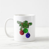 カラフルクリスマスツリーオーナメント コーヒーマグカップ (左)