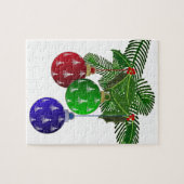 カラフルクリスマスツリーオーナメント ジグソーパズル (横)