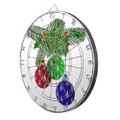 カラフルクリスマスツリーオーナメント ダーツボード (正面右)