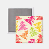 カラフルクリスマスツリーマグネット マグネット (正面/裏面)