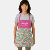 カラフルクリスマスツリー名 エプロン (インサイチュ)