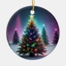 カラフルクリスマスツリー